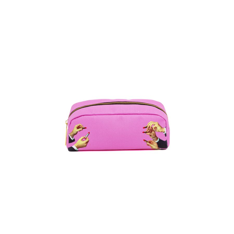 SELETTI TOILETPAPER - Astuccio 20.5x7x9 Rosa "Rossetti"