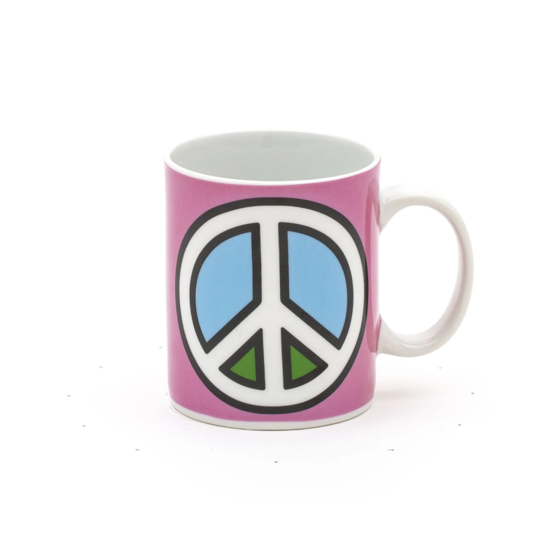 SELETTI STUDIO JOB BLOW - Tazza in Porcellana "Peace"