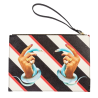 SELETTI TOILETPAPER - Borsa Pochette "Snakes and Stripes"
