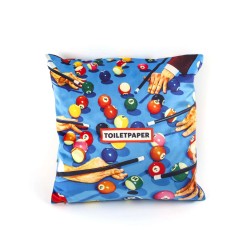 SELETTI TOILETPAPER HOME - Cuscino 50x50 "Snooker"