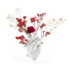 SELETTI Vaso "Love in Bloom" Bianco