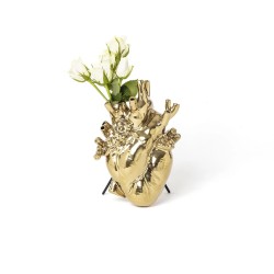 SELETTI Vaso "Love in Bloom" Dorato