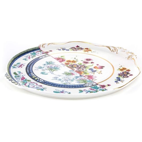 SELETTI HYBRID Vassoio in Porcellana "Dorotea"