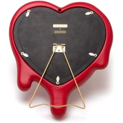 SELETTI Melted Heart Specchio e Cornice Rosso