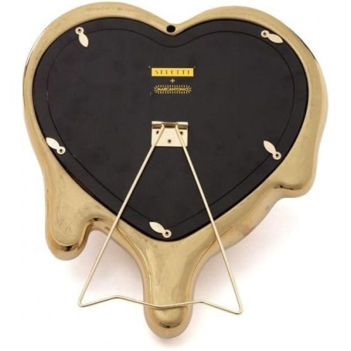 SELETTI Melted Heart Specchio e Cornice Oro