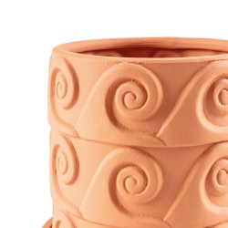 SELETTI MAGNA GRAECIA - Vaso Terracotta Onde