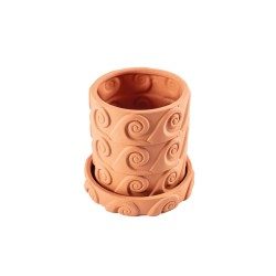 SELETTI MAGNA GRAECIA - Vaso Terracotta Onde