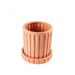 SELETTI MAGNA GRAECIA - Vaso Terracotta Dorico