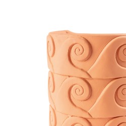 SELETTI MAGNA GRAECIA - Vaso Terracotta da parete Onde
